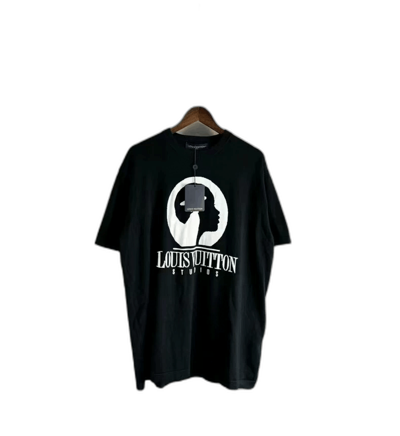 Louis Vuitton Louis Vuitton Black Knit Short Sleeve T-Shirt-yf Size US XL / EU 56 / 4 - 1 Thumbnail