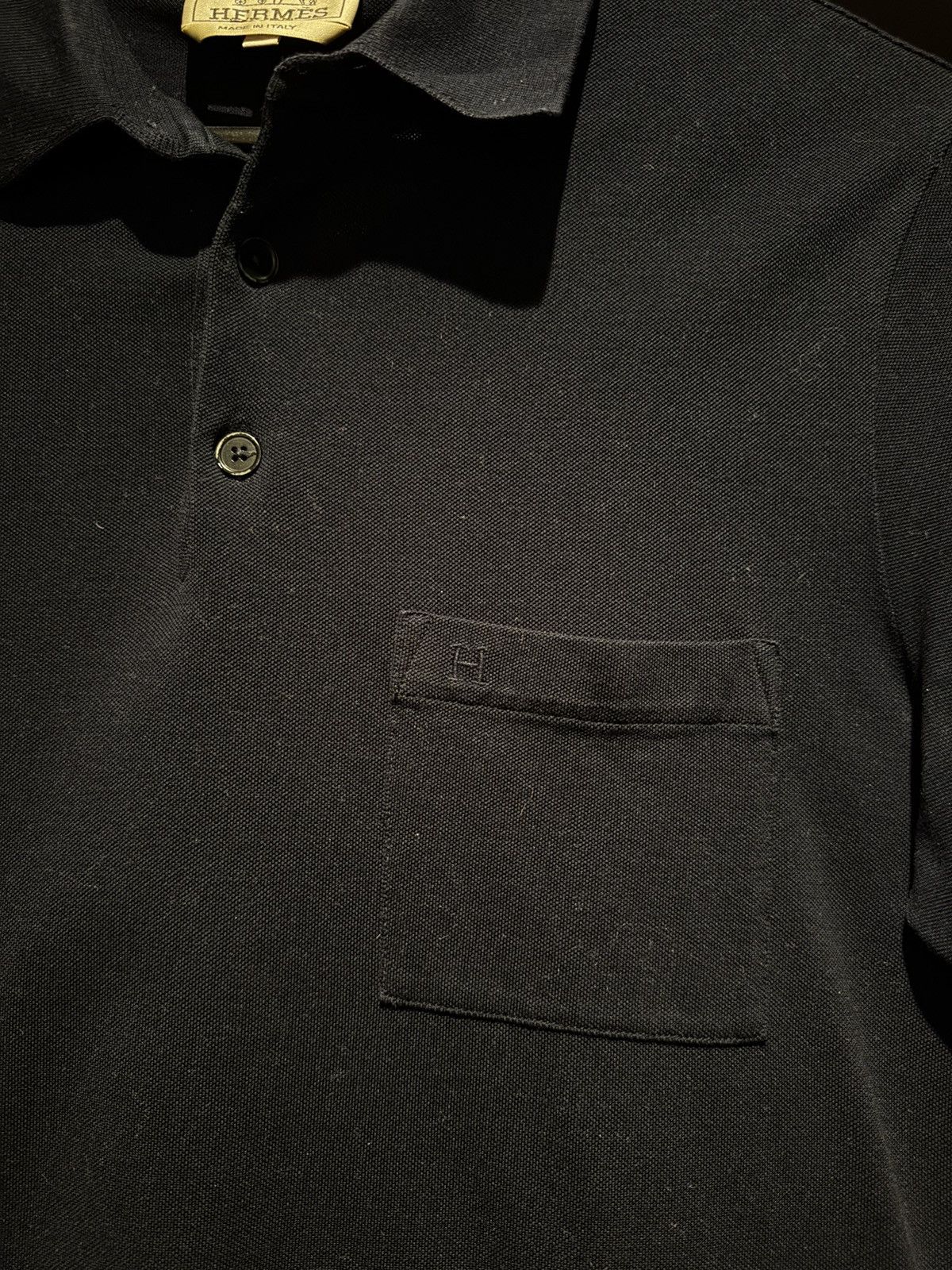 Hermes Navy Polo T-Shirt Size US M / EU 48-50 / 2 - 2 Thumbnail