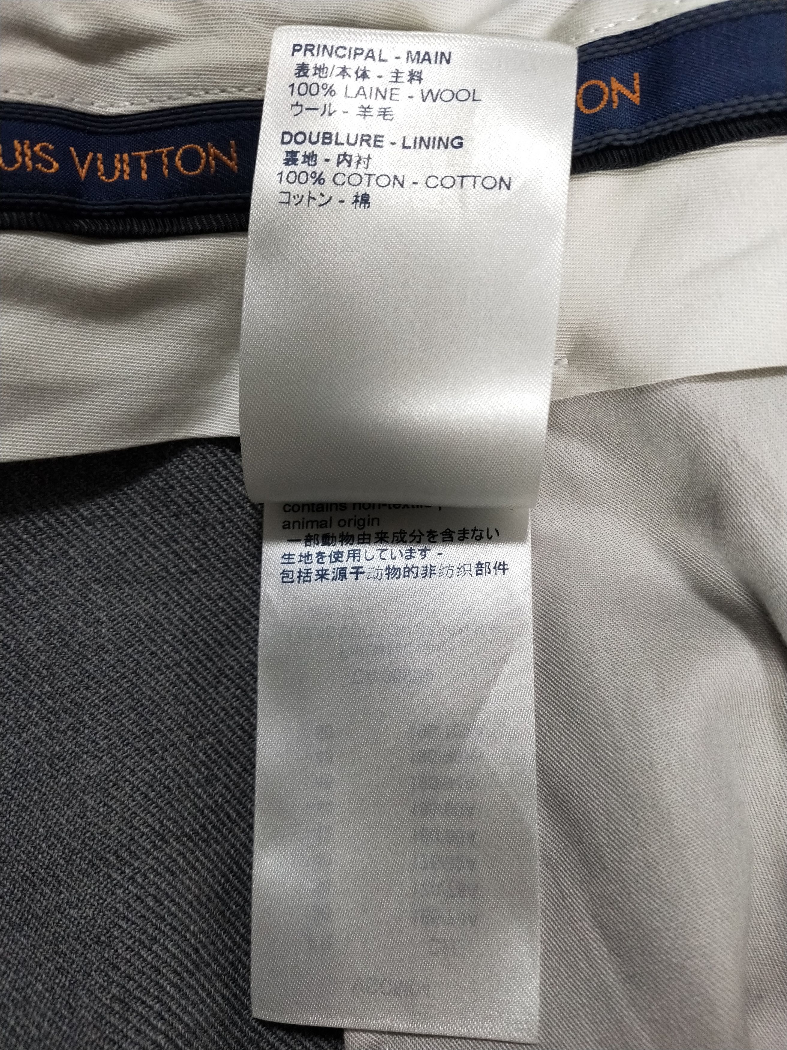 Louis Vuitton Wool Tailored Trousers Size US 33 - 7 Thumbnail