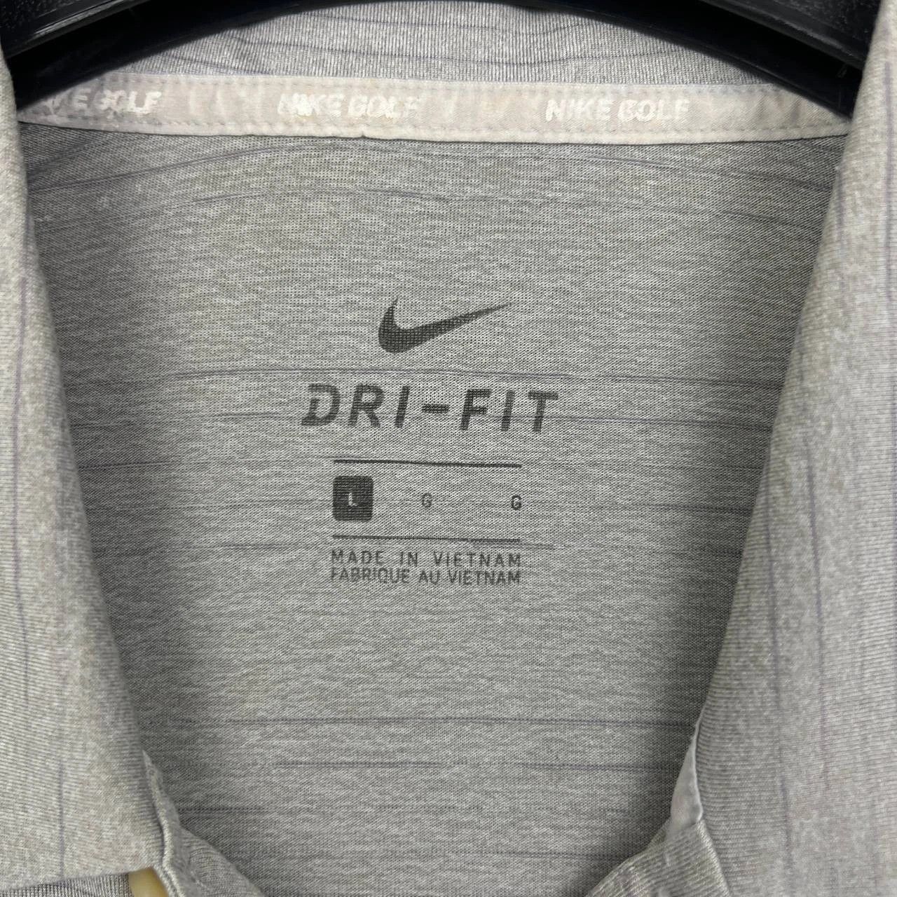 Nike Nike Golf Dri-Fit Polo Shirt Men Large Gray Collared Size US L / EU 52-54 / 3 - 3 Thumbnail