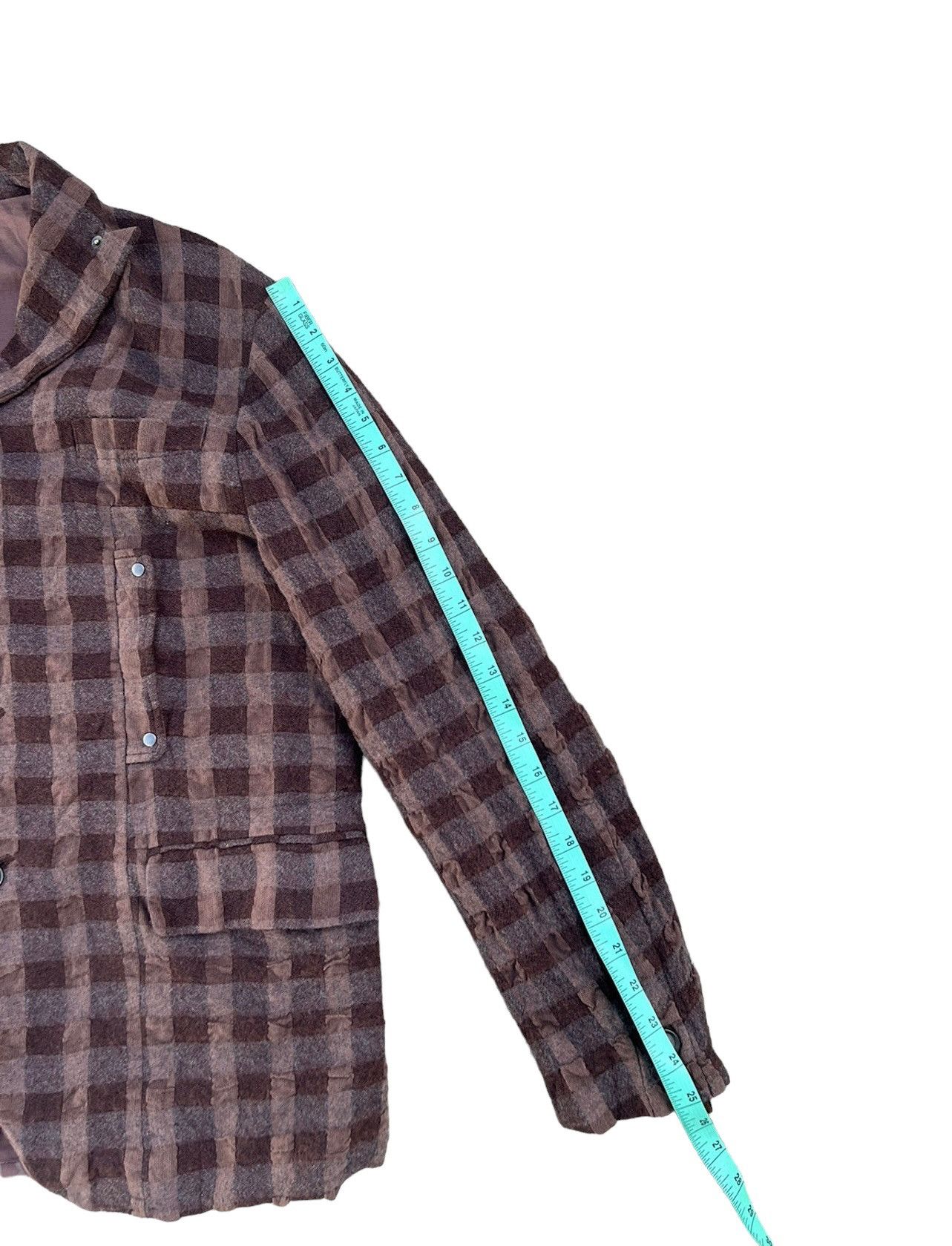 PPFM Vintage PPFM Seersucker Checks Wool Tactical Coat Jacket Size US M / EU 48-50 / 2 - 5 Thumbnail