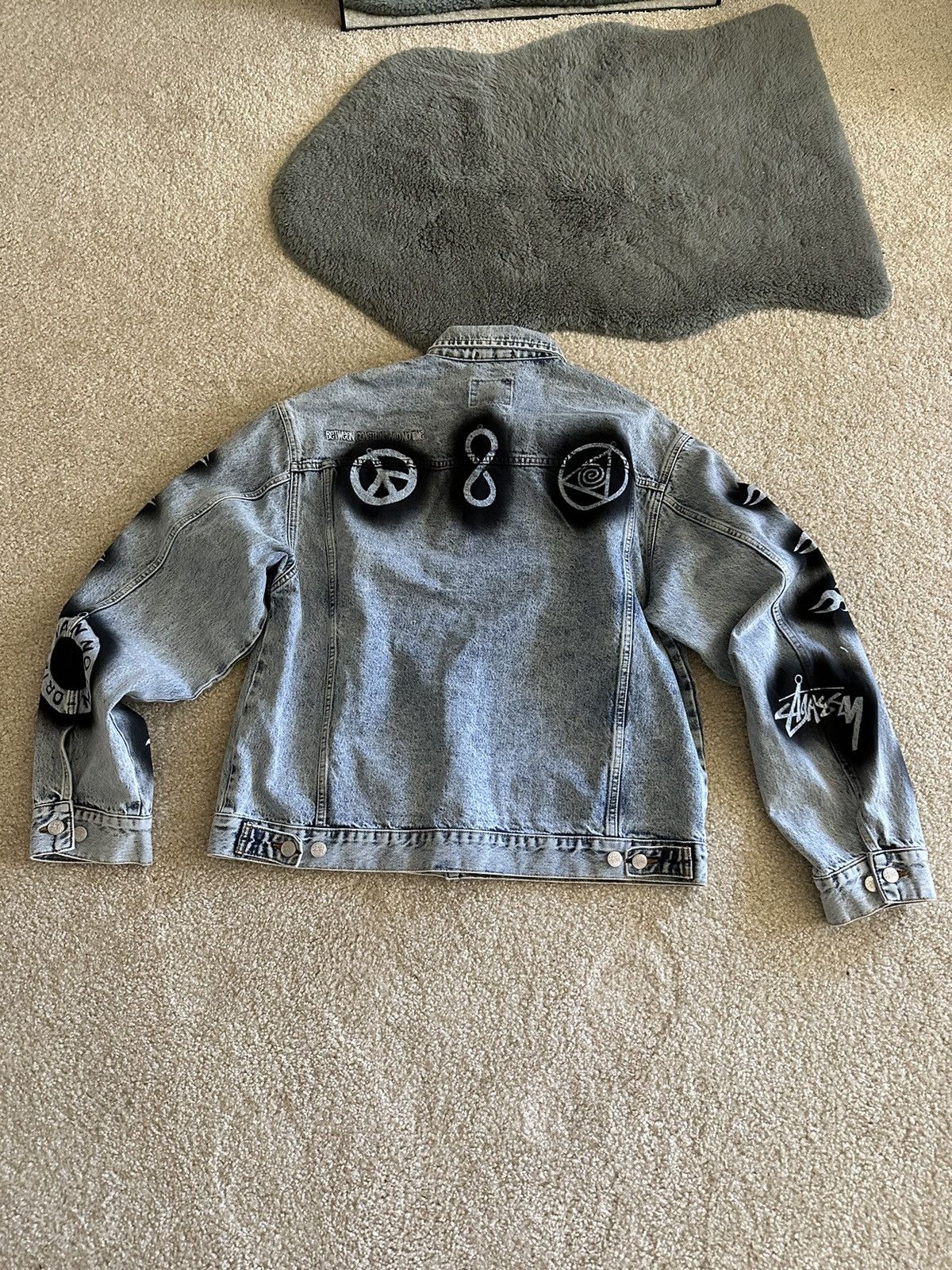 Dries Van Noten × Stussy Dries Van Noten Stussy Denim Jacket Size US L / EU 52-54 / 3 - 2 Thumbnail