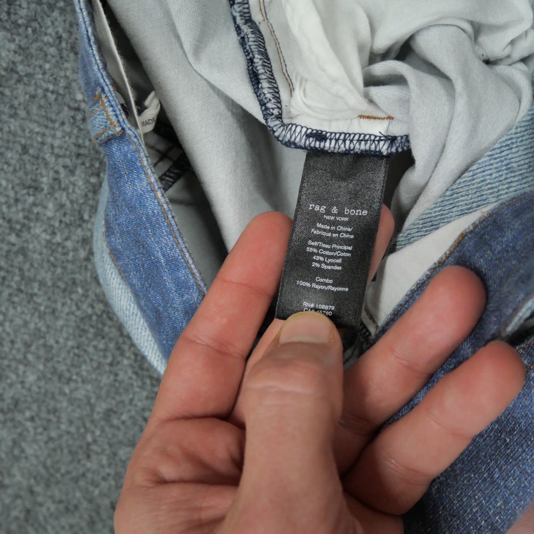 Rag & Bone **Patchwork Blue Women's 25 Regular Fit Leggings** User: **Patchwork Blue Womens 25 Regular Fit Leggings** Size 42" / US 20 - 6 Thumbnail