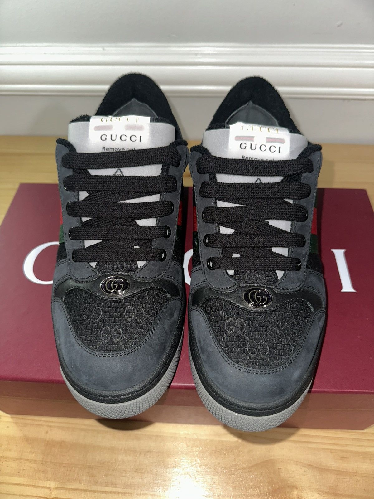 Gucci Gucci screener sneaker Size US 8 / EU 41 - 3 Thumbnail