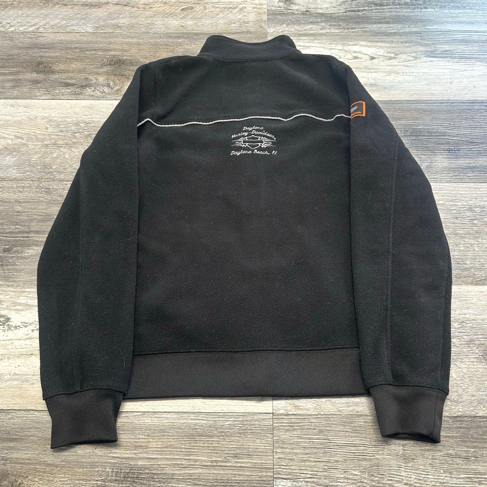 Harley Davidson Harley Davidson Jacket Women M Black Zip Up Biker Fleece Y2k Size M / US 6-8 / IT 42-44 - 7 Thumbnail