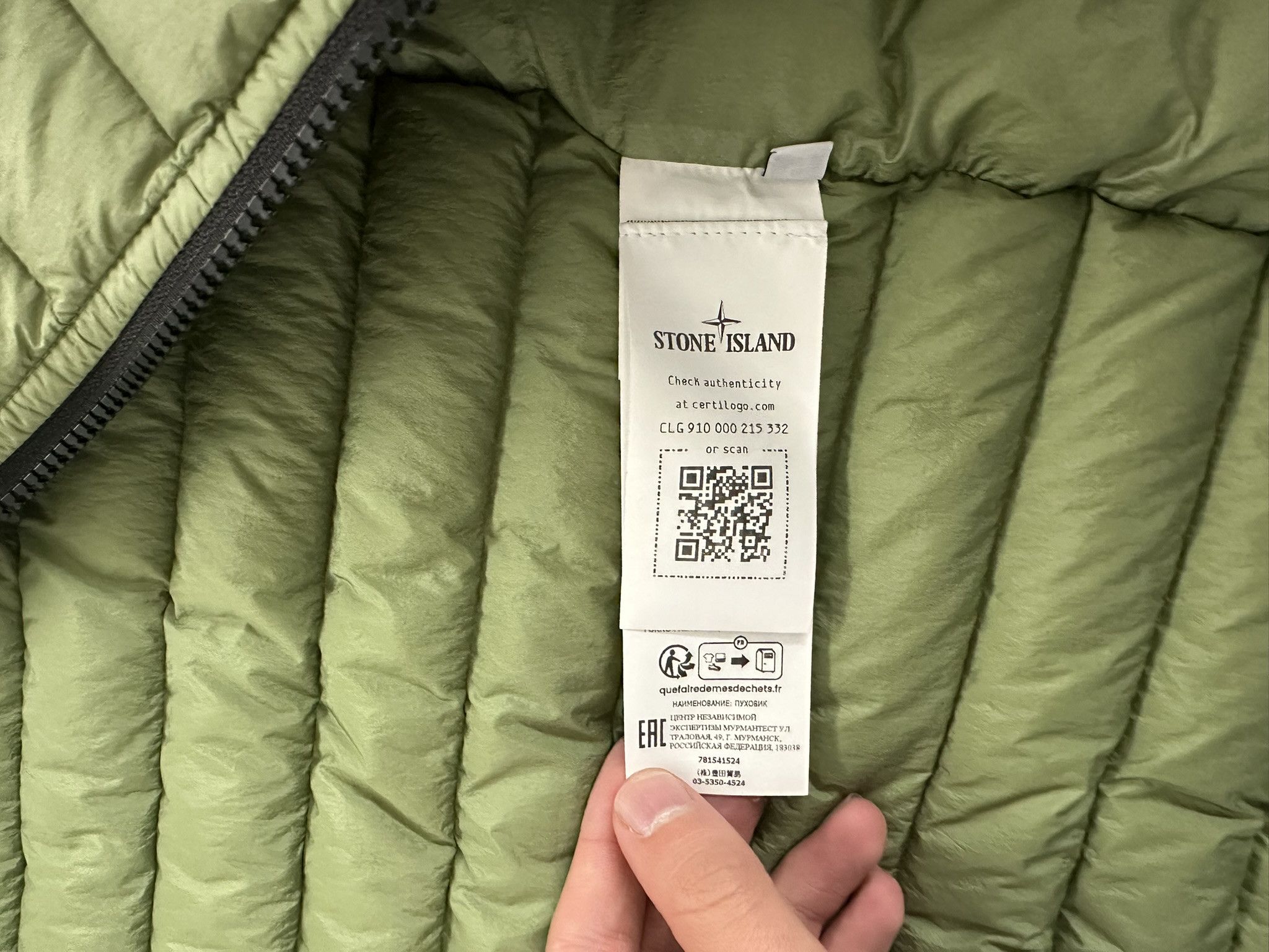 Stone Island Stone Island Men's Lightweight Hooded Down Jacket Size US S / EU 44-46 / 1 - 4 Thumbnail