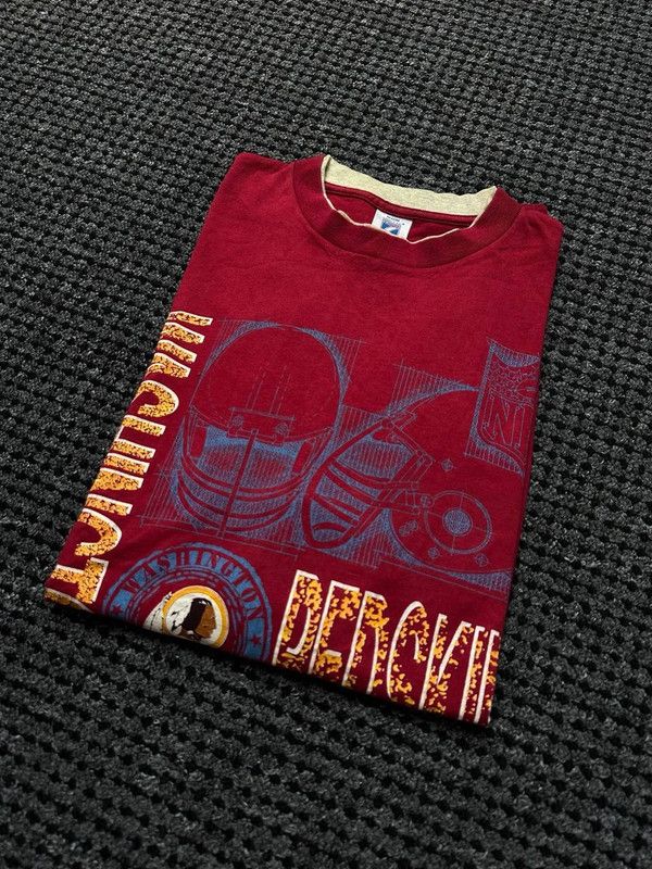 Logo 7 Vintage Washington Redskins 1991 NFL Logo 7 90s Tee Size US XL / EU 56 / 4 - 6 Thumbnail
