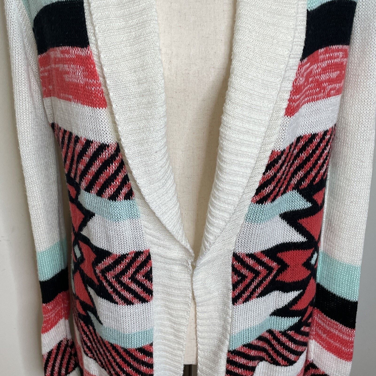 Other DEMANDING by Say What size M Cardigan Sweater Aztec Print Size M / US 6-8 / IT 42-44 - 7 Thumbnail