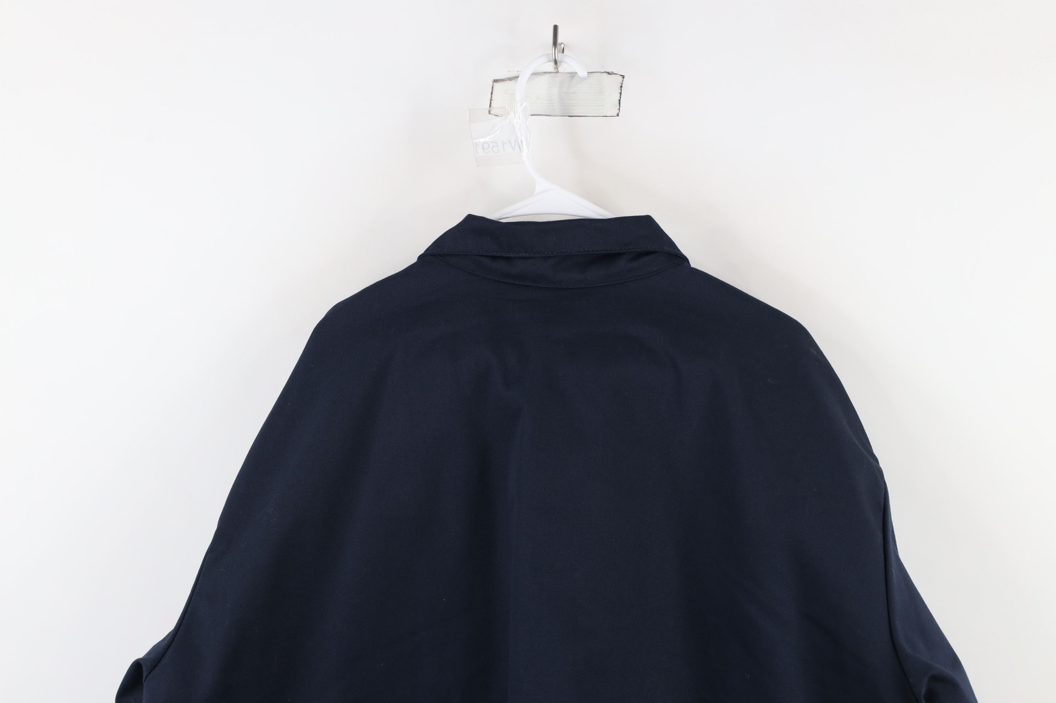 Vintage Vintage 90s Streetwear Workwear Mechanic Jacket Navy Blue Size US XL / EU 56 / 4 - 13 Thumbnail