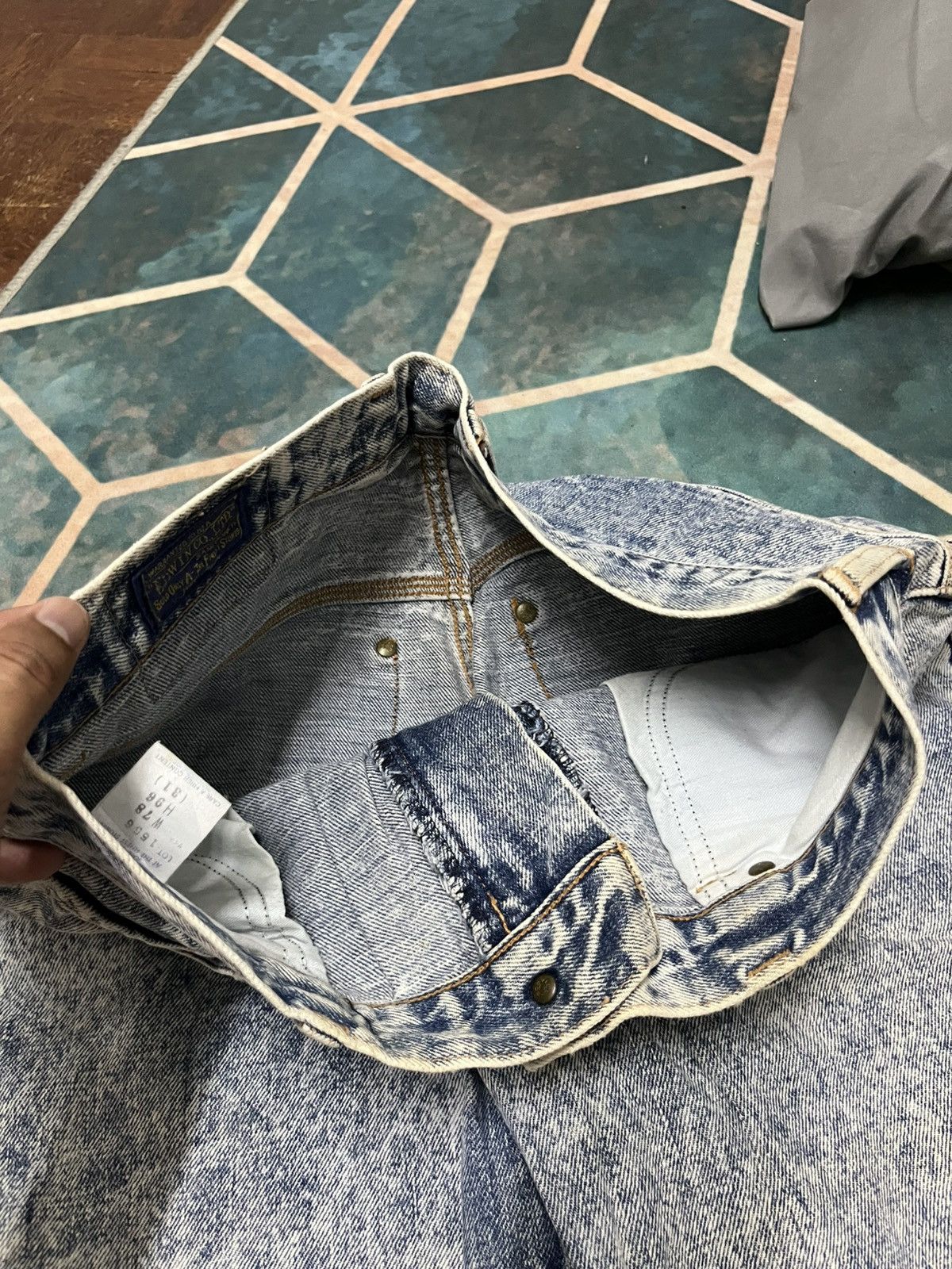 Japanese Brand 💥PURE VINTAGE Edwin Tokyo 80s Cut Jeans Size US 31 - 12 Thumbnail
