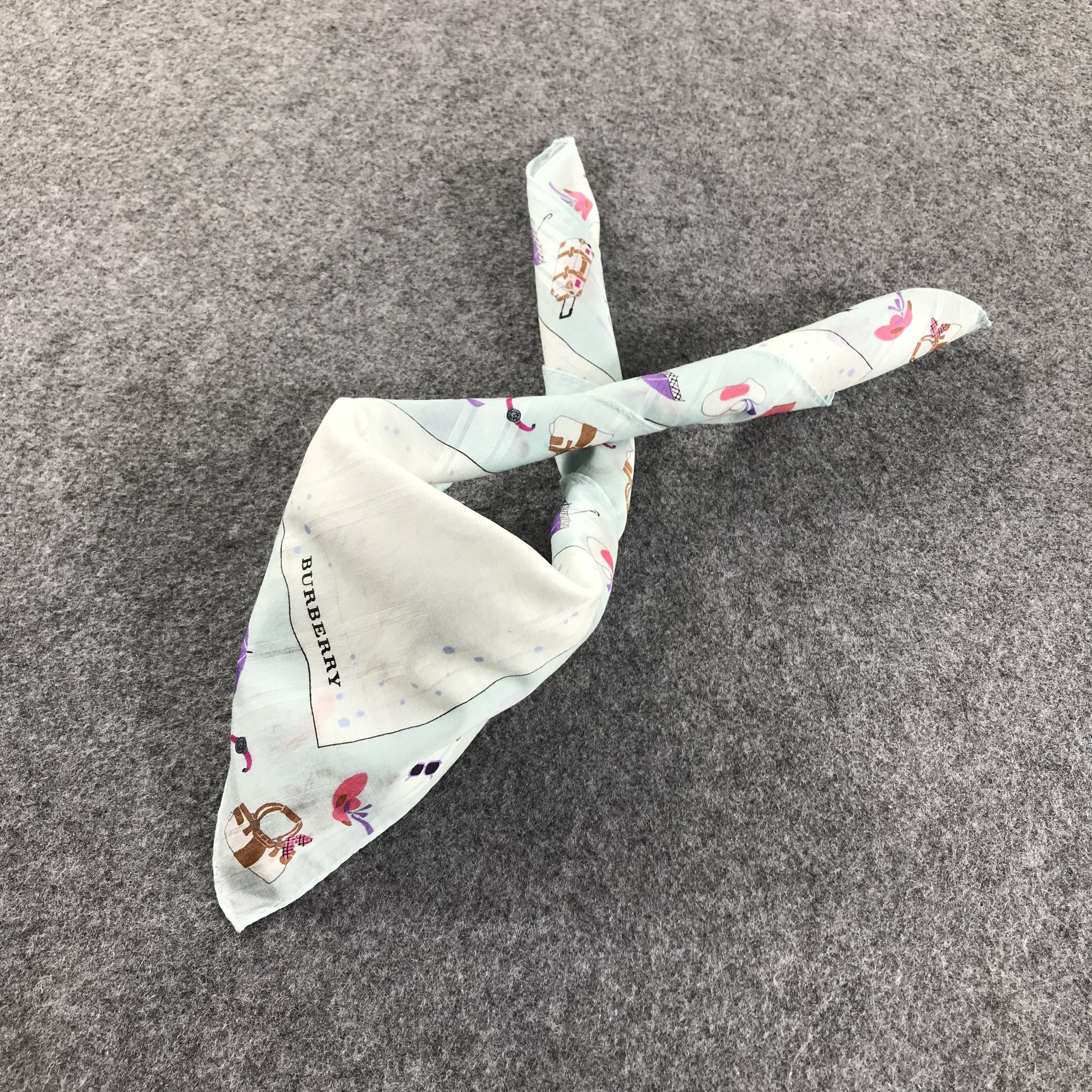 Burberry Burberry Handkerchief Neckerchief Bandana H367 Size ONE SIZE - 3 Thumbnail