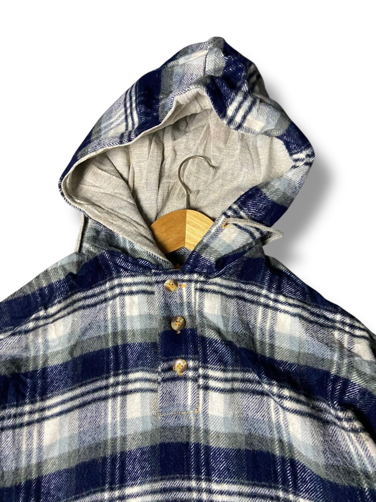 Japanese Brand Japanese Brand Plaid Checkered Pullover Hoodies (165) Size US M / EU 48-50 / 2 - 6 Thumbnail