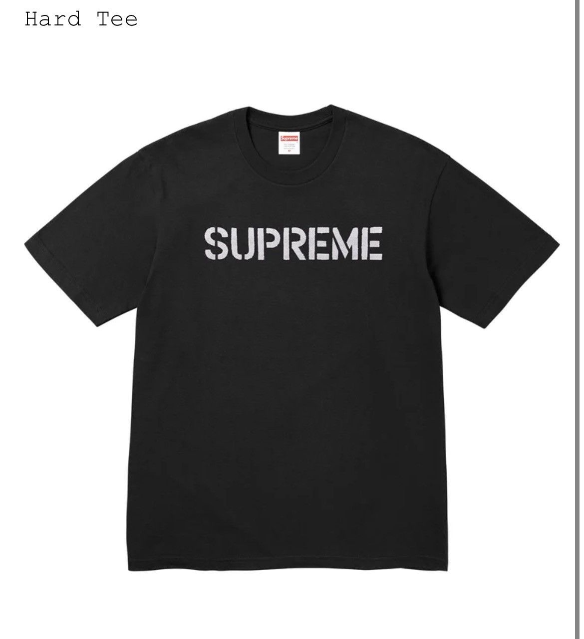 Supreme Supreme Hard Tee Size US L / EU 52-54 / 3 - 1 Thumbnail