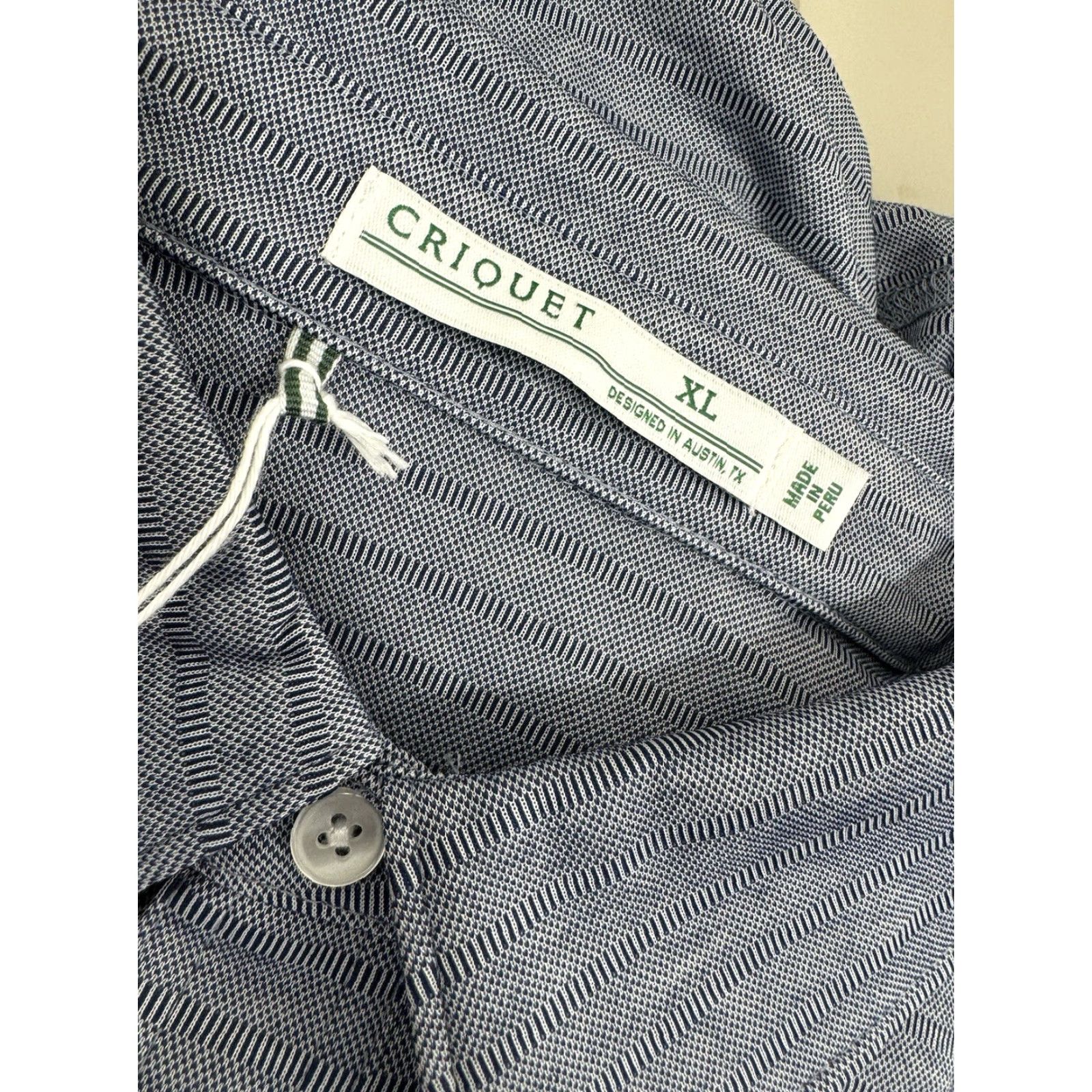 Logo 7 VINTAGE Criquet Rugby Shirt XL LightWeight Striped Embroidered Logo Hidden Stripe Polo Men XS? Wait Size US XL / EU 56 / 4 - 6 Thumbnail