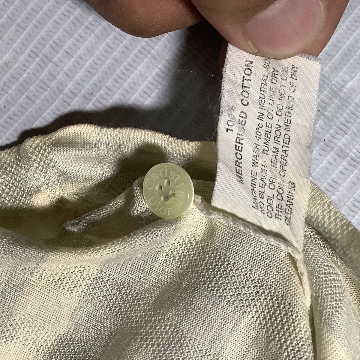 Christian Dior Monsieur Christian Dior Monsieur Polo Texture Vintage Size US L / EU 52-54 / 3 - 6 Thumbnail