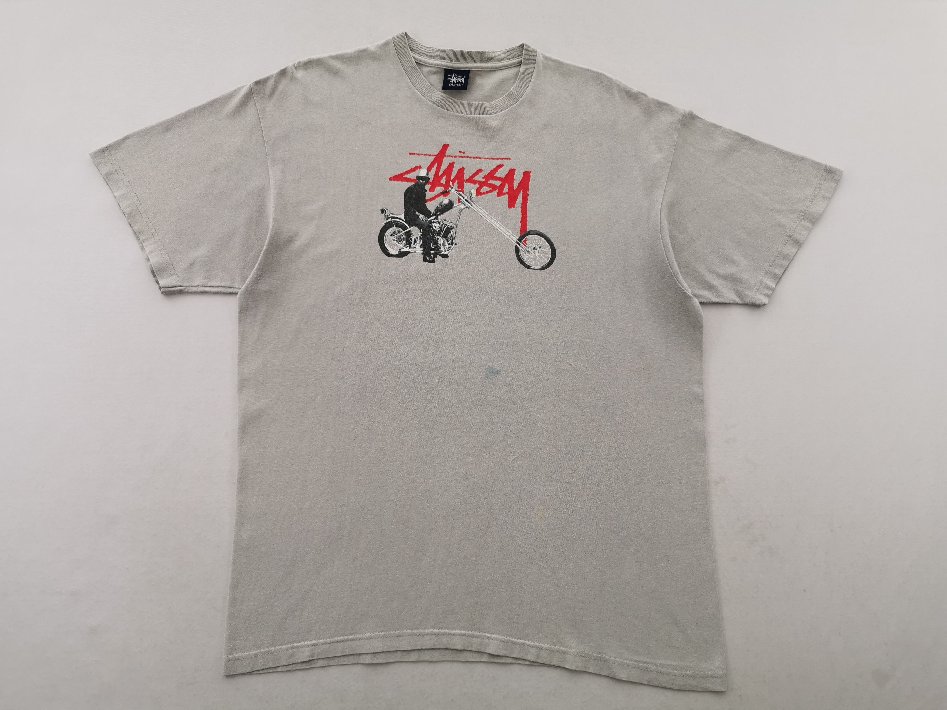 Stussy Distressed Vintage Stussy Chopper Motorcycle T Shirt Size XL Size US XL / EU 56 / 4 - 3 Thumbnail
