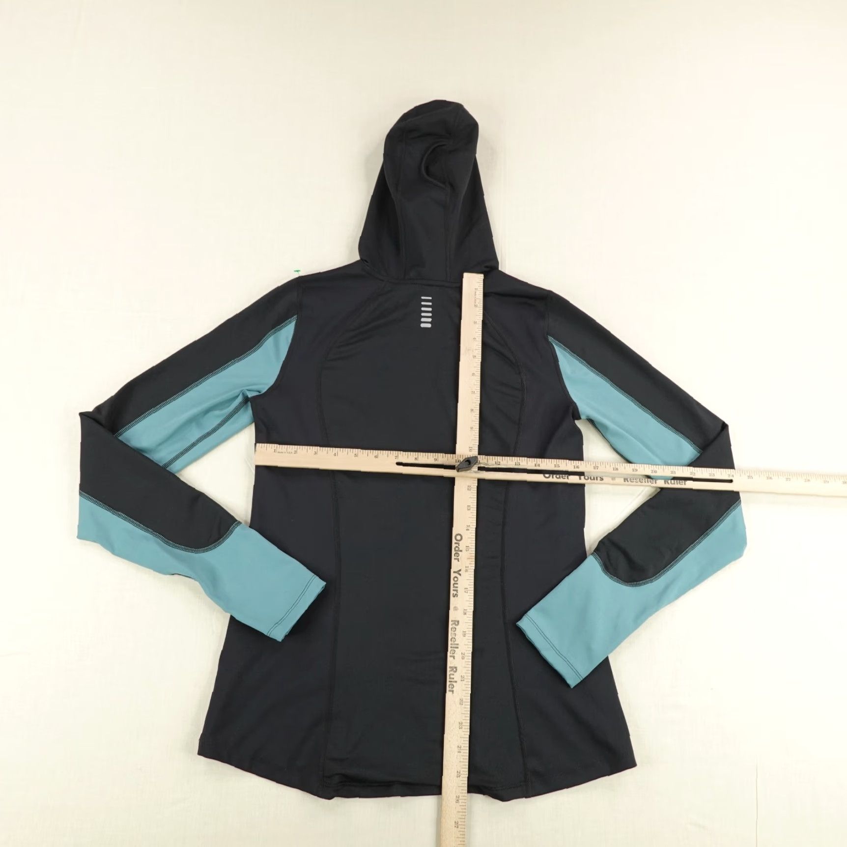 Under Armour Under Armour Hoodie Womens M Black Blue Coldgear Run Fitted Gator Neck Size M / US 6-8 / IT 42-44 - 5 Thumbnail