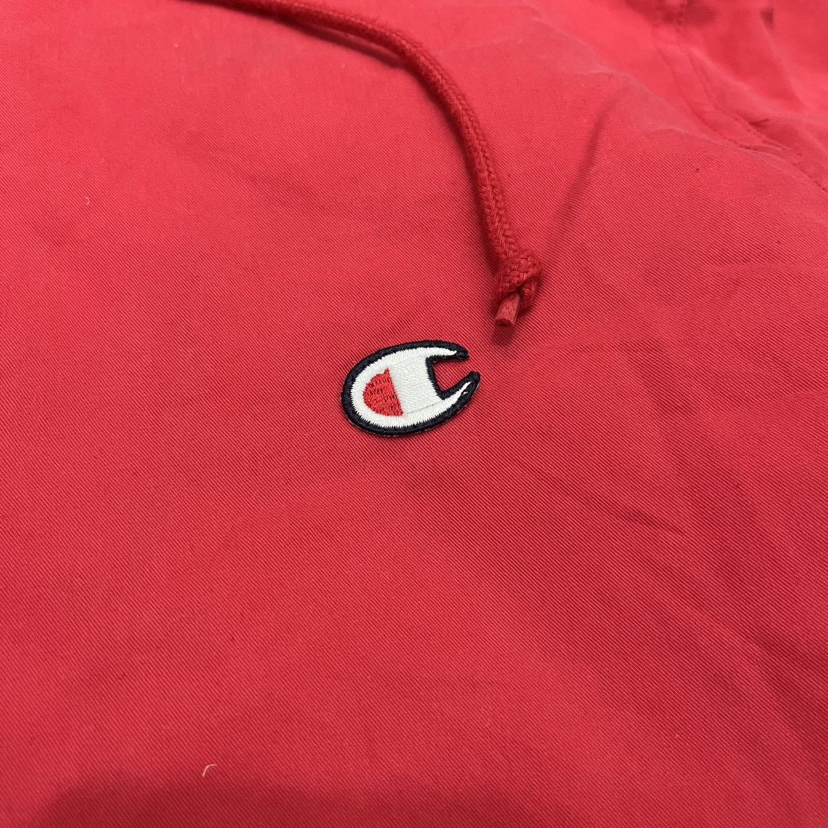 Champion × Supreme SS16 Supreme x Champion Windbreaker Hooded Red Size US S / EU 44-46 / 1 - 4 Thumbnail