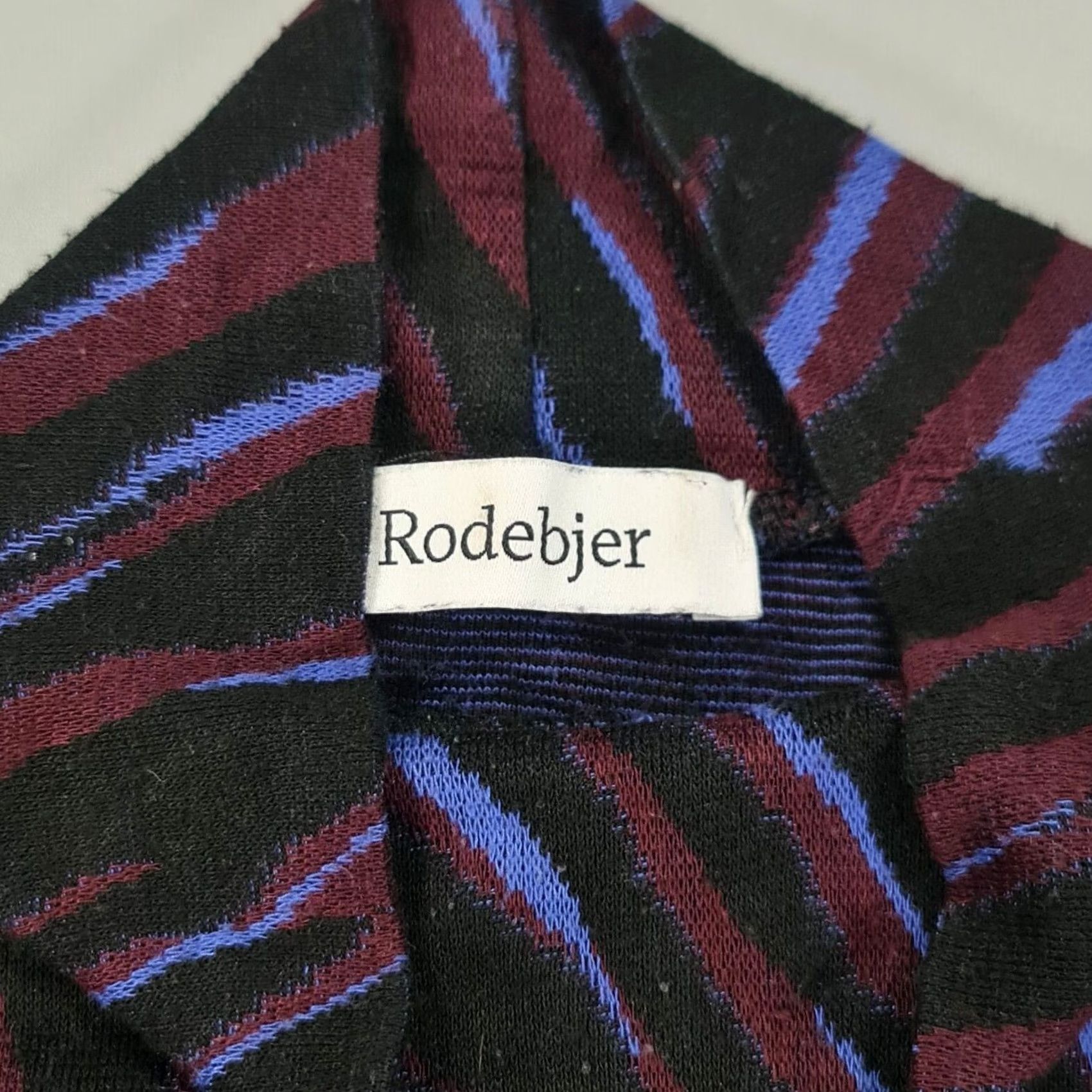 Rodebjer Rodebjer Jumper Blue Black Mock Neck Knit Pullover Womens Medium Size M / US 6-8 / IT 42-44 - 3 Thumbnail