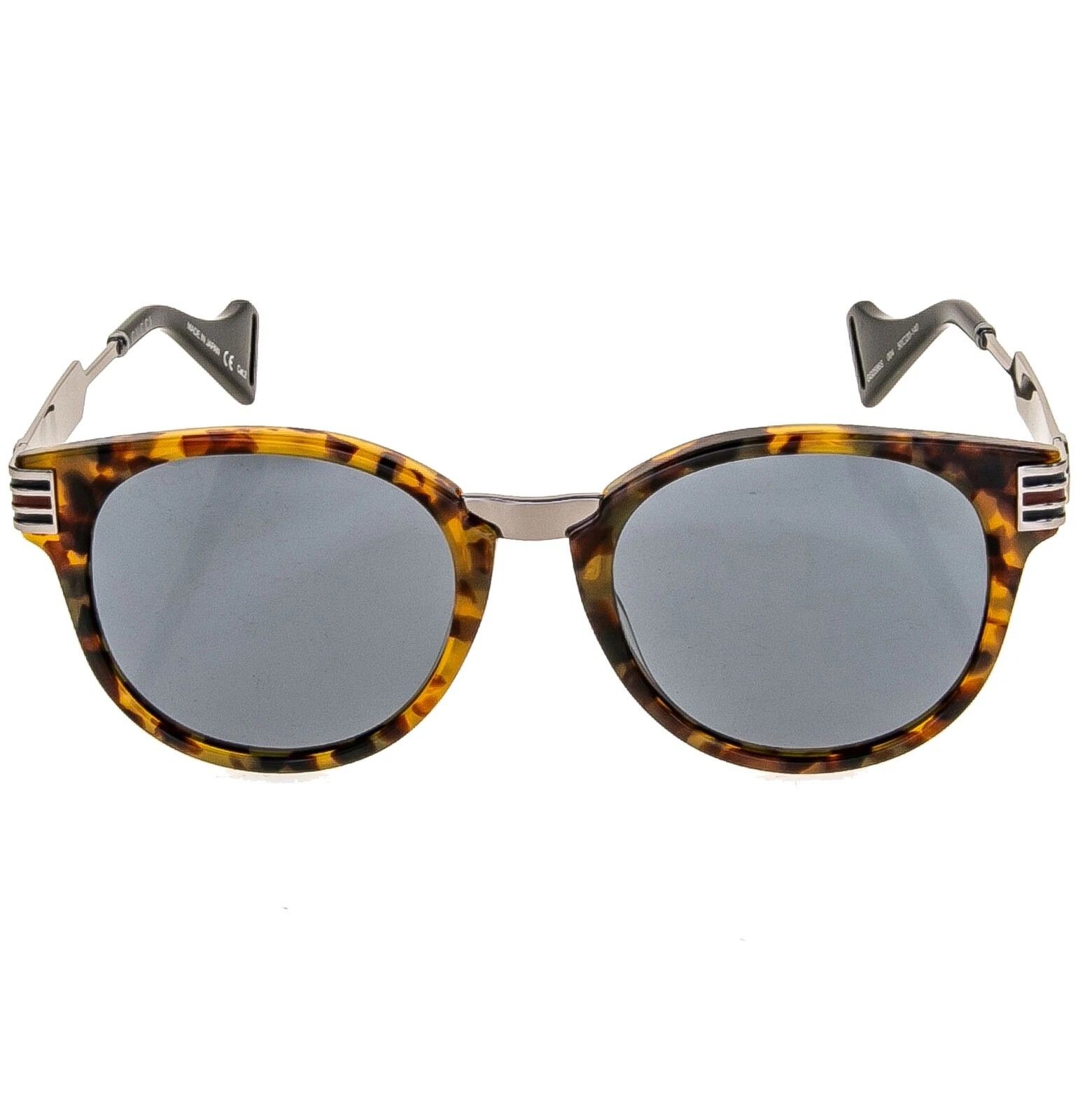 Gucci GUCCI Stripe GG0586S 0586 Ruthenium Aviator Sunglasses 004 Size ONE SIZE - 6 Thumbnail