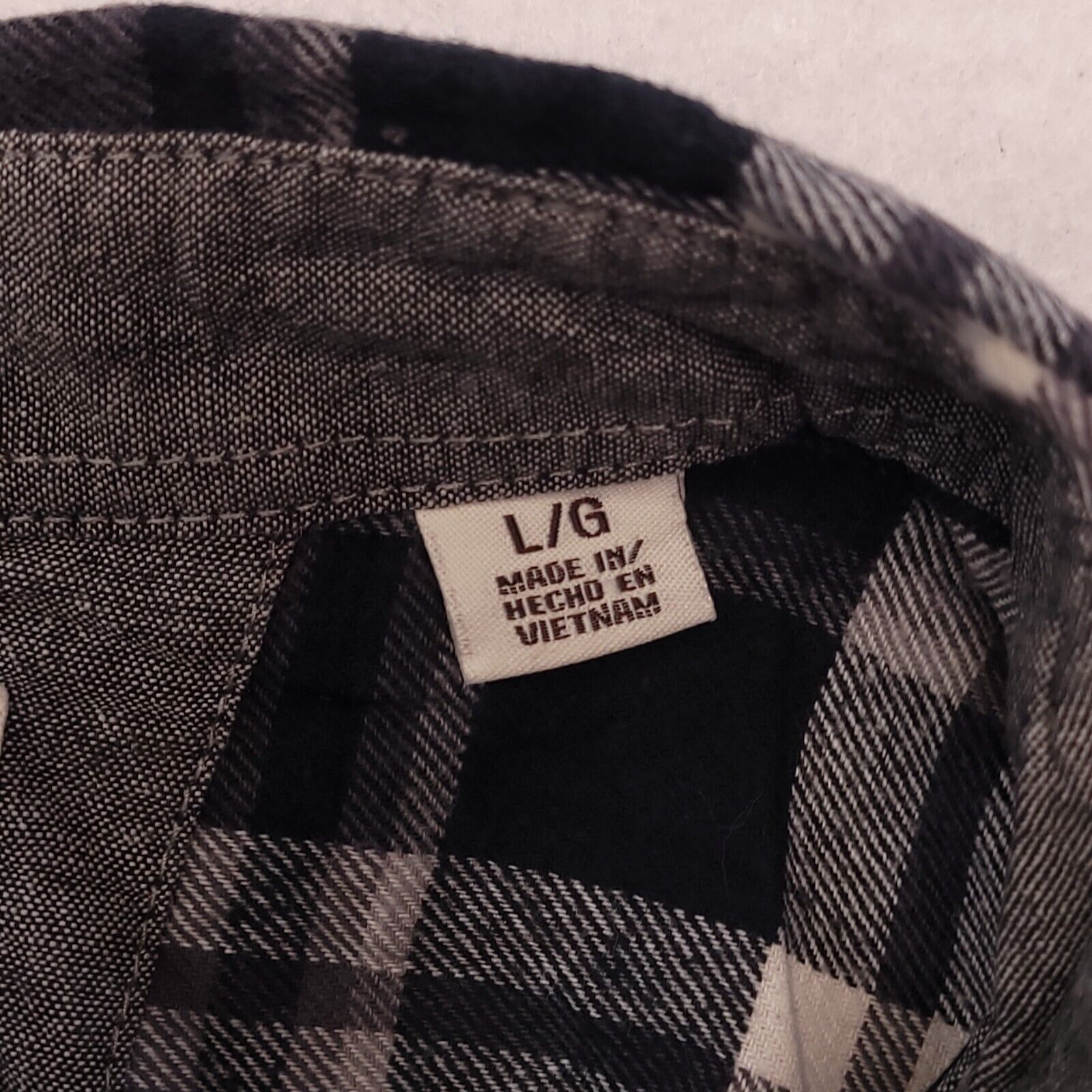 Weatherproof Weatherproof Tartan Flannel Shirt Mens Size Large L Gray Size US L / EU 52-54 / 3 - 4 Thumbnail