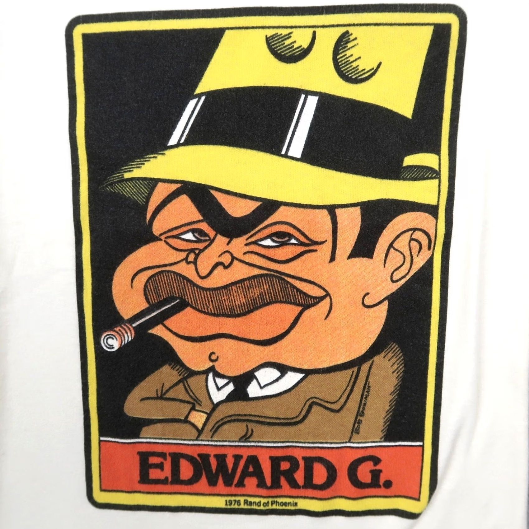 Vintage Vintage 70s Rand of Phoenix Edwards G Robinson Shirt Womens M Actor White Size M / US 6-8 / IT 42-44 - 3 Thumbnail