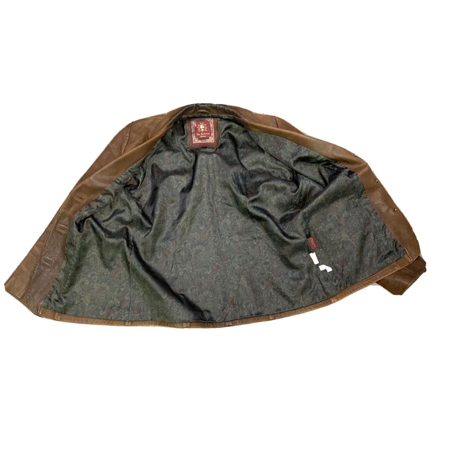 The Territory Ahead The Territory Ahead Women's Leather Blazer Jacket Brown Size 12 Size XL / US 12-14 / IT 48-50 - 3 Thumbnail