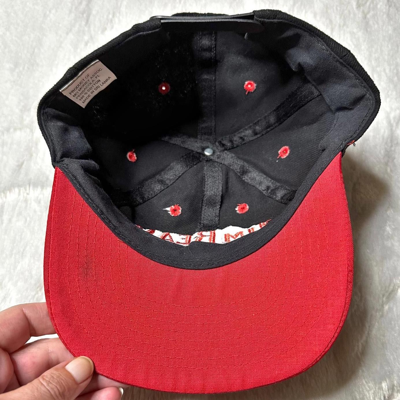 Vintage Vintage Jim Beam Snapback Hat Black Embroidered Logo Unisex Size ONE SIZE - 7 Thumbnail