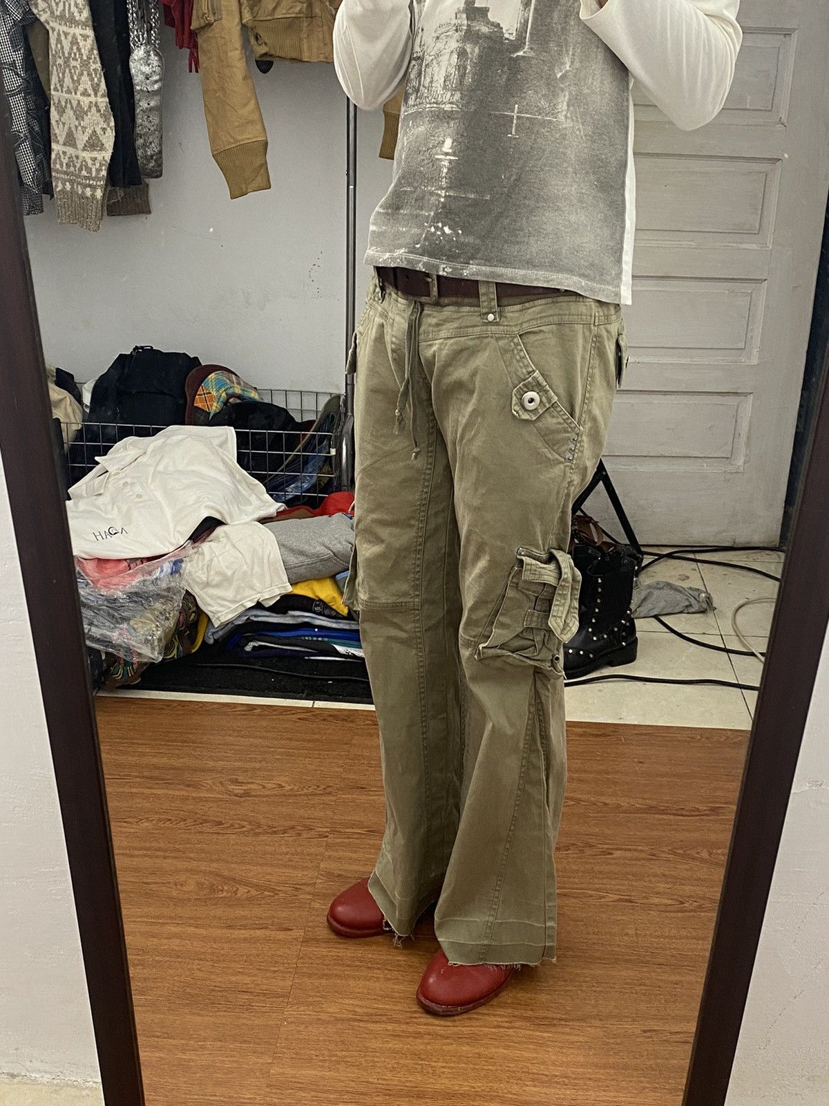 If Six Was Nine Evolution Flare cargo pants Size US 30 / EU 46 - 5 Thumbnail