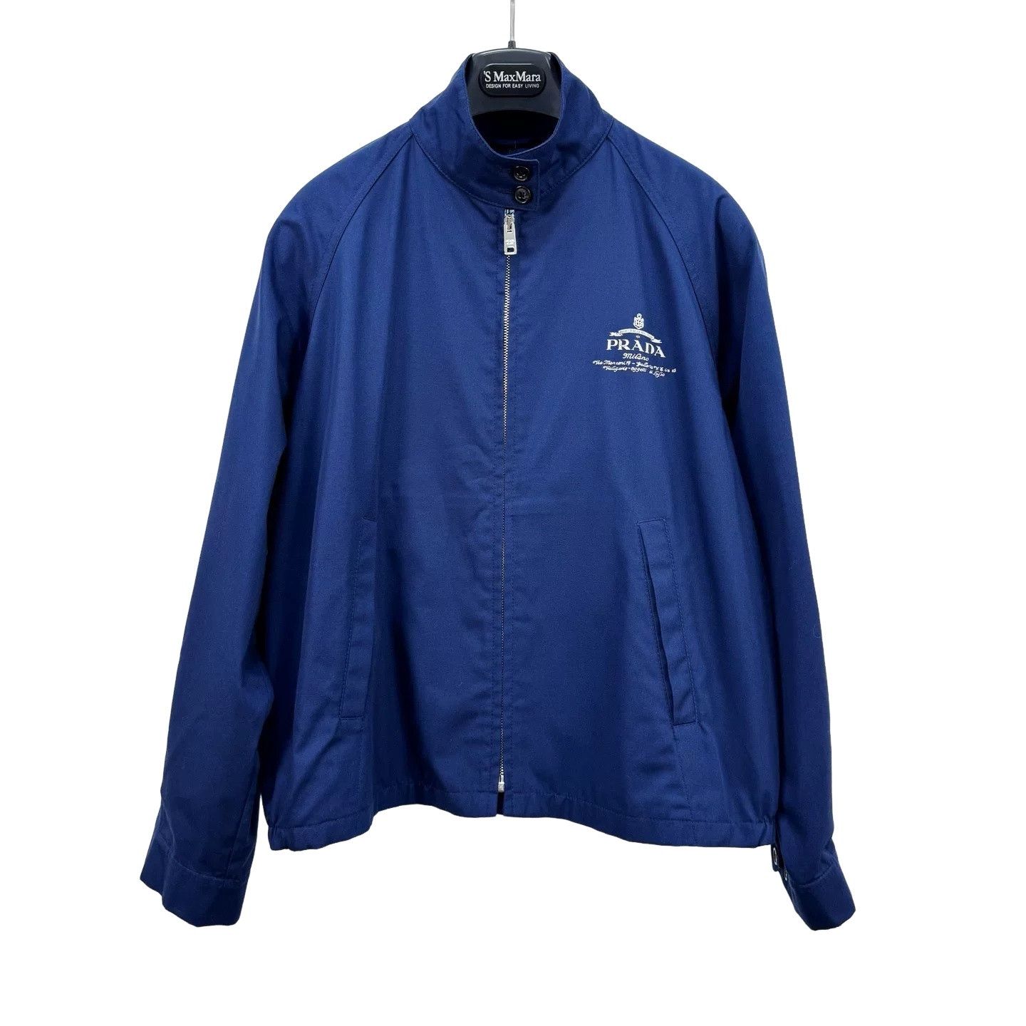Prada Prada Logo Print Zip-Up Jacket 40 Size S / US 4 / IT 40 - 1 Thumbnail