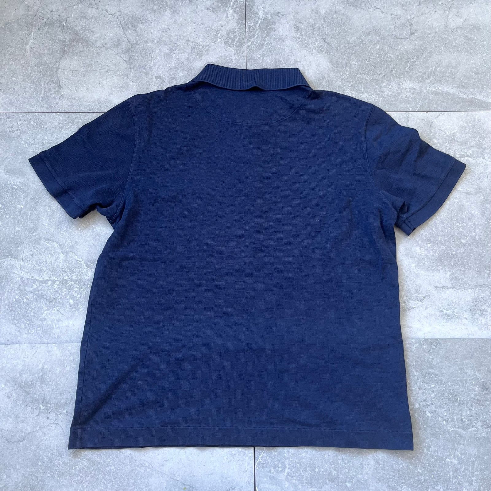Louis Vuitton Louis Vuitton Men’s Blue Monogram Polo Shirt – Size L Size US L / EU 52-54 / 3 - 2 Thumbnail