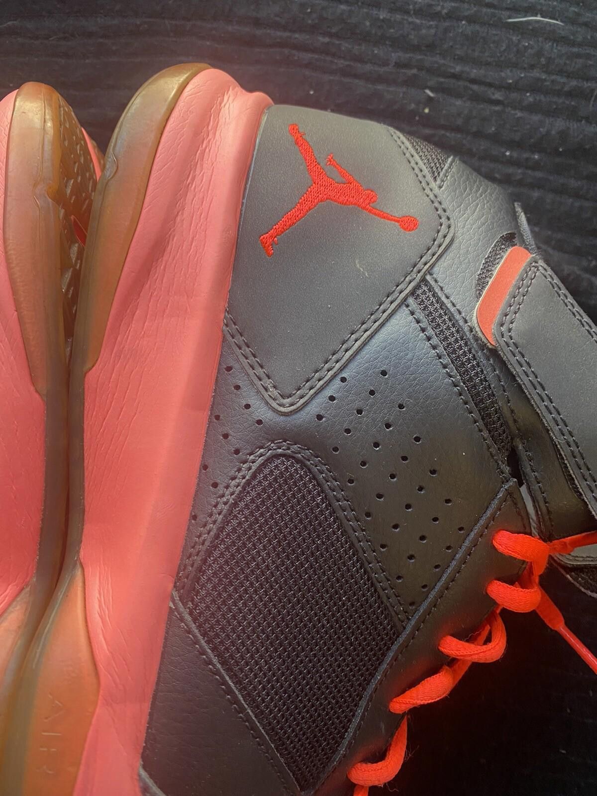 Jordan Brand Jordan BCT Mid 2 Black Red Infrared Shoes 11.5 616362-023 Size US 11.5 / EU 44-45 - 9 Thumbnail