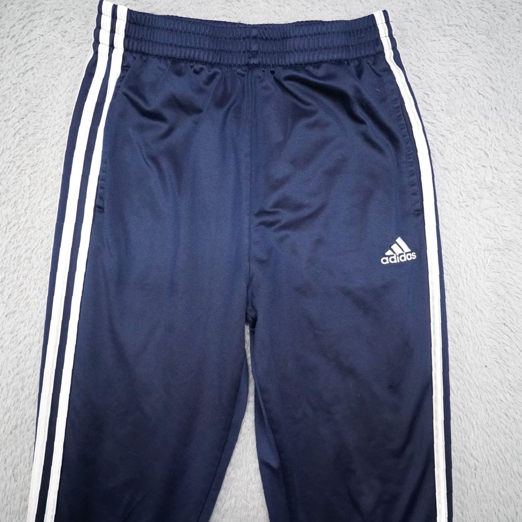 Adidas Adidas Track Pants Womens XL 18/20 Blue White Drawstring Pockets Regular Pants Size 40" / US 18 - 3 Thumbnail