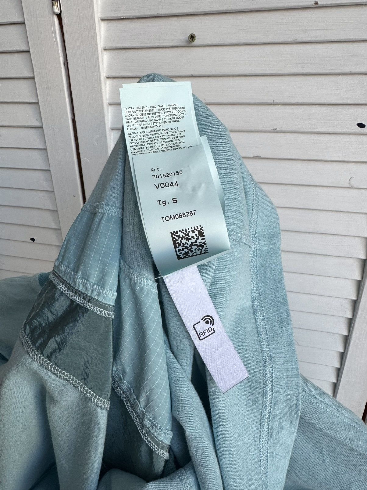 Stone Island Stone Island Nylon Metal Compass Big Logo Aqua Tee Shirt Size US S / EU 44-46 / 1 - 19 Thumbnail