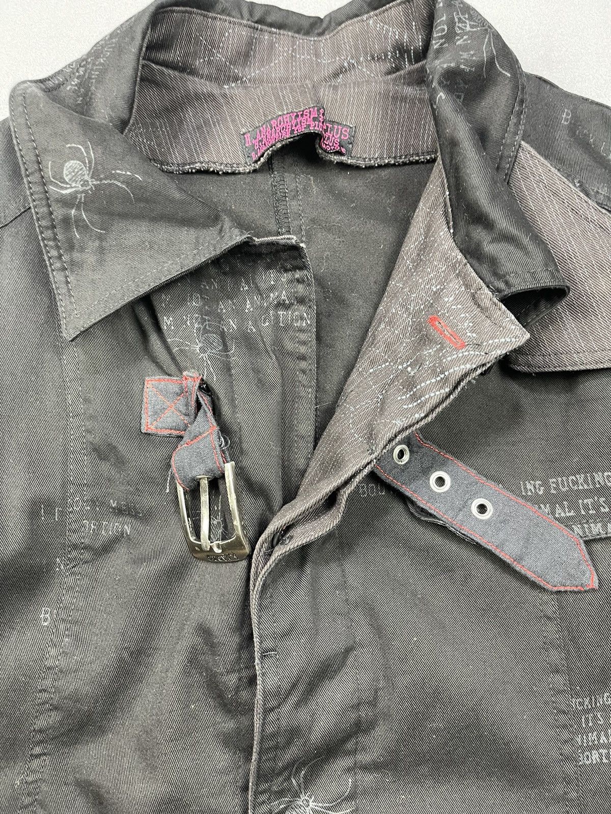 If Six Was Nine H. Anarchyism H. NAOTO Full Spider Punk Jackets Size US S / EU 44-46 / 1 - 8 Thumbnail