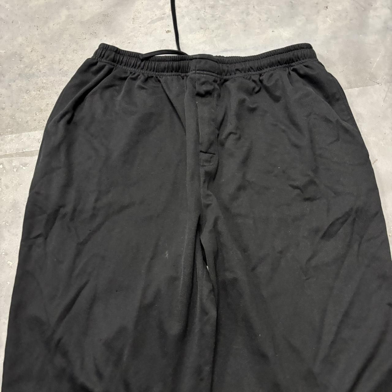 Japanese Brand × Vintage Crazy Vintage Y2K/2000s Baggy Black Streetwear Opium Essential Sweatpants! Size US 34 / EU 50 - 3 Thumbnail