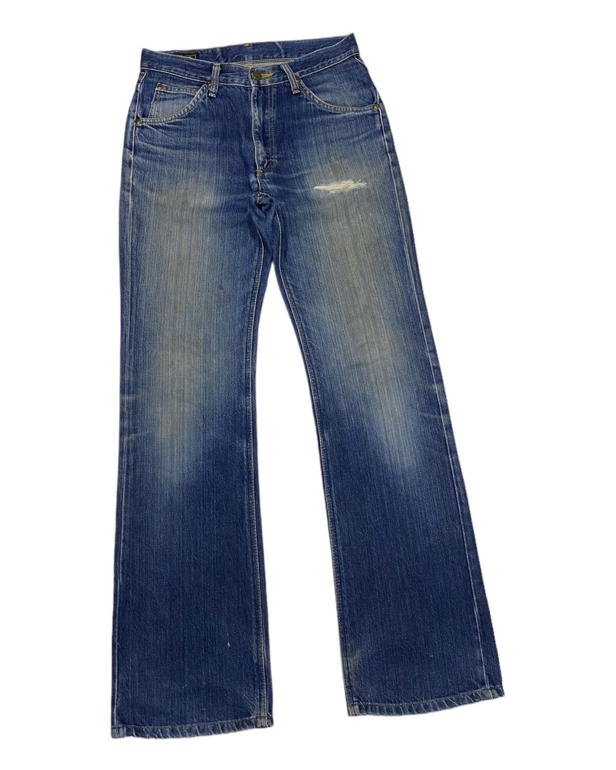 Beauty Beast × If Six Was Nine × Lee 🔥VINTAGE LEE RIDERS FLARE DISTRESS DENIM JEANS Size US 29 - 2 Thumbnail