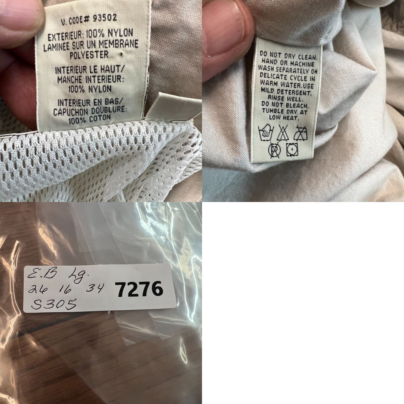 Eddie Bauer Eddie Bauer Women's Windbreaker Jacket Hooded Beige L WeatherEdge Regular Snap Size L / US 10 / IT 46 - 8 Thumbnail