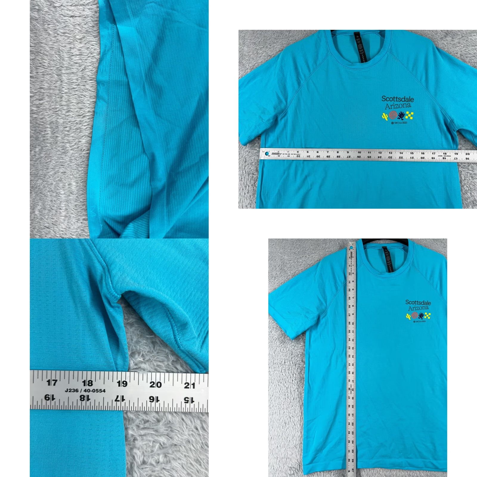 Lululemon Lululemon Shirt Men Medium Blue 10K Tour Scottsdale Arizona 2023 Short Sleeve Shirt T-Shirt Mens Blue Logo Vintage: No Size US M / EU 48-50 / 2 - 8 Thumbnail