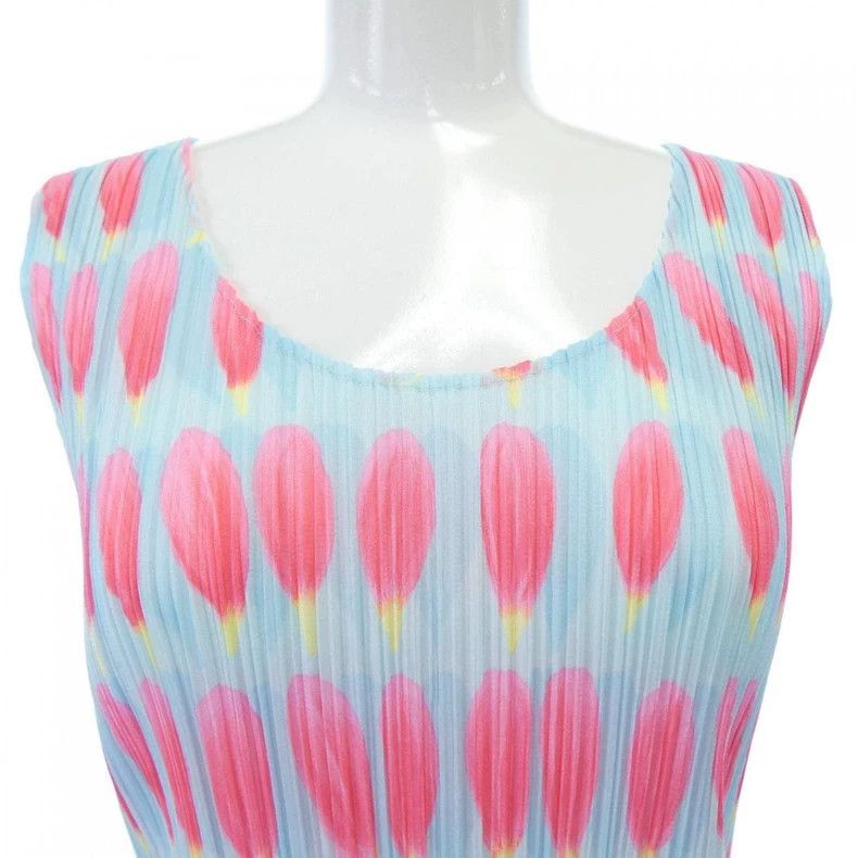 Issey Miyake Issey Miyake size:3 Pink feather pleated vest Size XS / US 0-2 / IT 36-38 - 3 Thumbnail