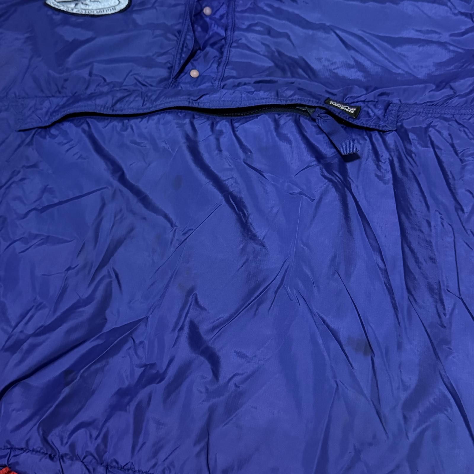 Vintage Patagonia Glissade Reversible Fleece Fish Blue Red