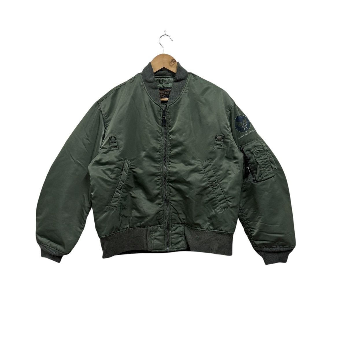 Alpha Industries Vintage Machope Ma1 Army Air Force Bomber Jacket Size US XL / EU 56 / 4 - 1 Thumbnail