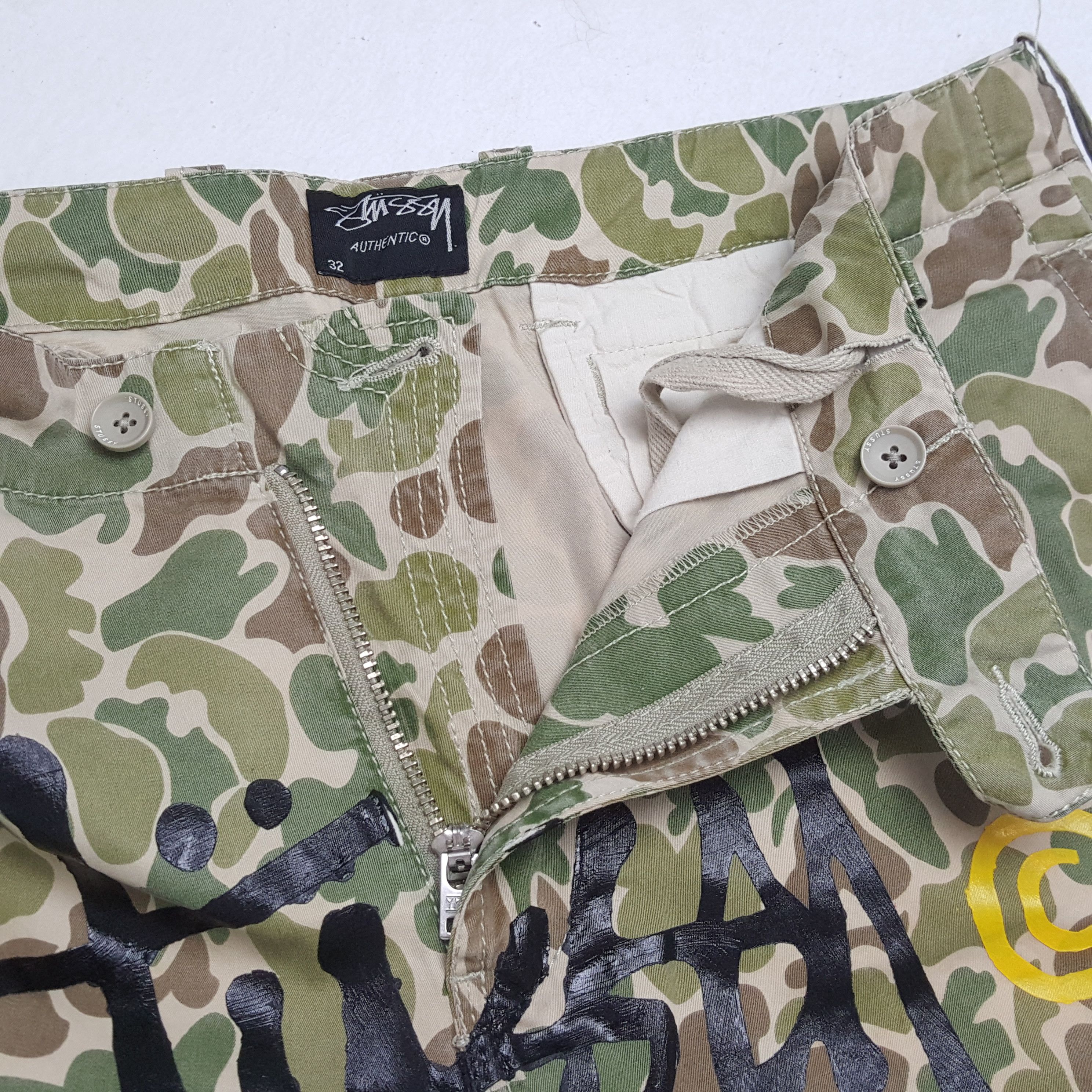 Stussy × Vintage Vintage STUSSY Streetwear Skateboard Logo Style Short Pants Size US 32 / EU 48 - 9 Thumbnail