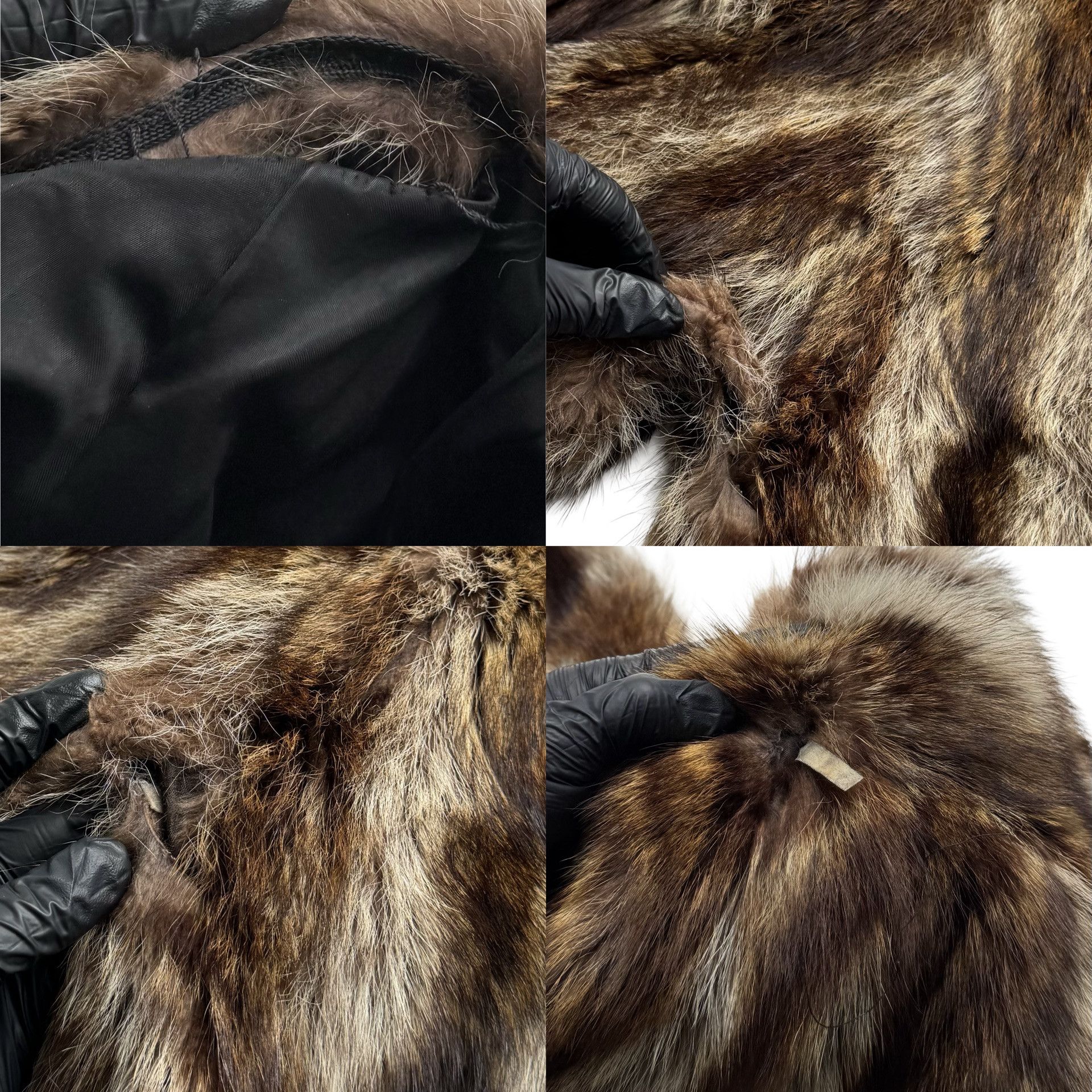 Vintage Vintage Real Fur Coat Brown Long Fur Jacket Winter Luxury Size L / US 10 / IT 46 - 23 Thumbnail