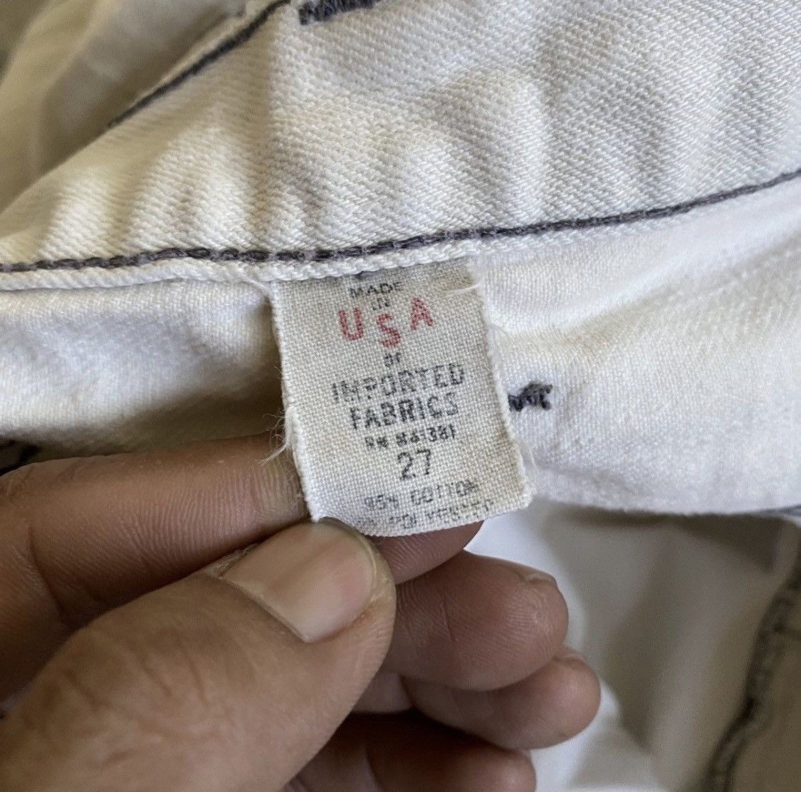 RRL Ralph Lauren Vintage Double RRL Ralph Lauren Stretch Skiny Fit Denim Size US 29 - 15 Thumbnail