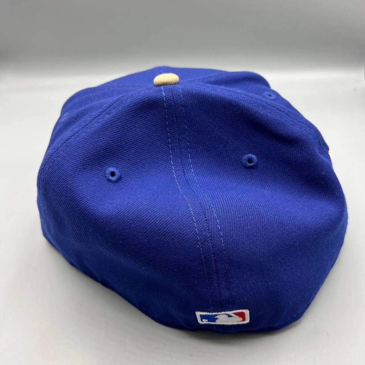New Era Los Angeles LA Dodgers Hat Men 7 5/8 Blue MLB Fitted Cap Size ONE SIZE - 7 Thumbnail