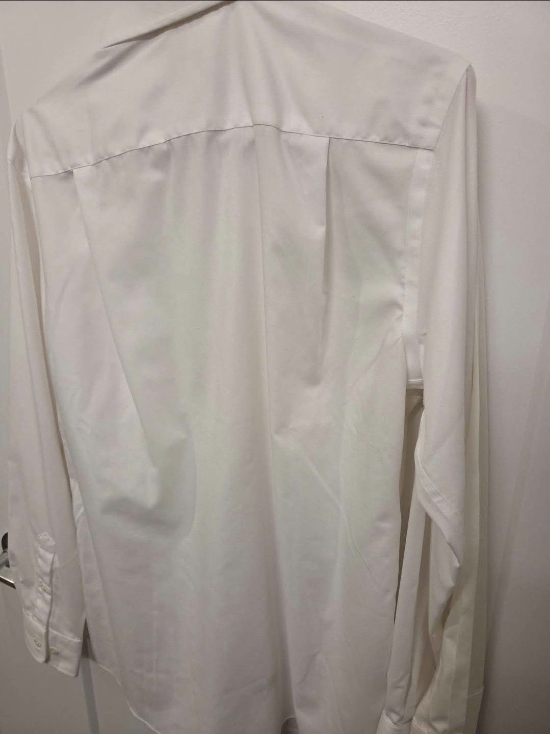 Other TWO Men's Small Slim / 14 - 14.5 White Dress Shirts Size US S / EU 44-46 / 1 - 2 Thumbnail