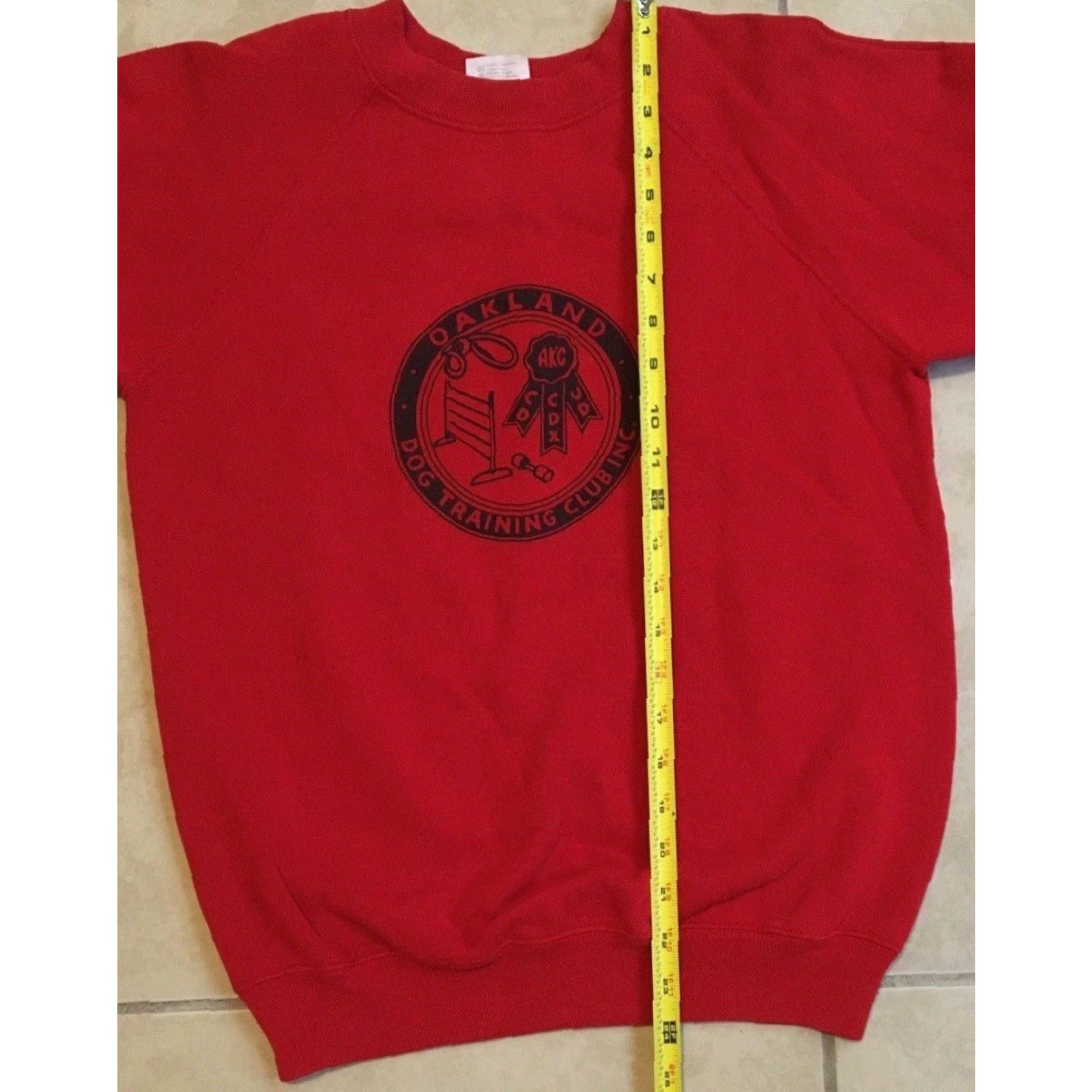 Vintage VINTAGE Oakland Dog Training Club Faded Sweatshirt XS Red 80s 90s Pullover Hoodie Men Cats Pets California USA San Francisco Retro Fox Size US XS / EU 42 / 0 - 6 Thumbnail