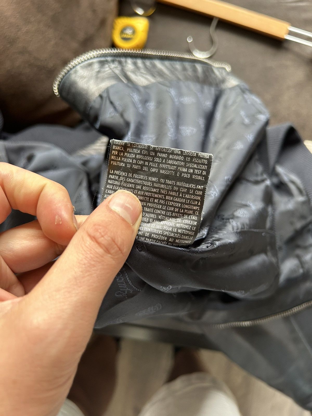 Gucci Gucci Black Lambskin Leather Bomber Jacket - Size IT 46 Size US S / EU 44-46 / 1 - 19 Thumbnail