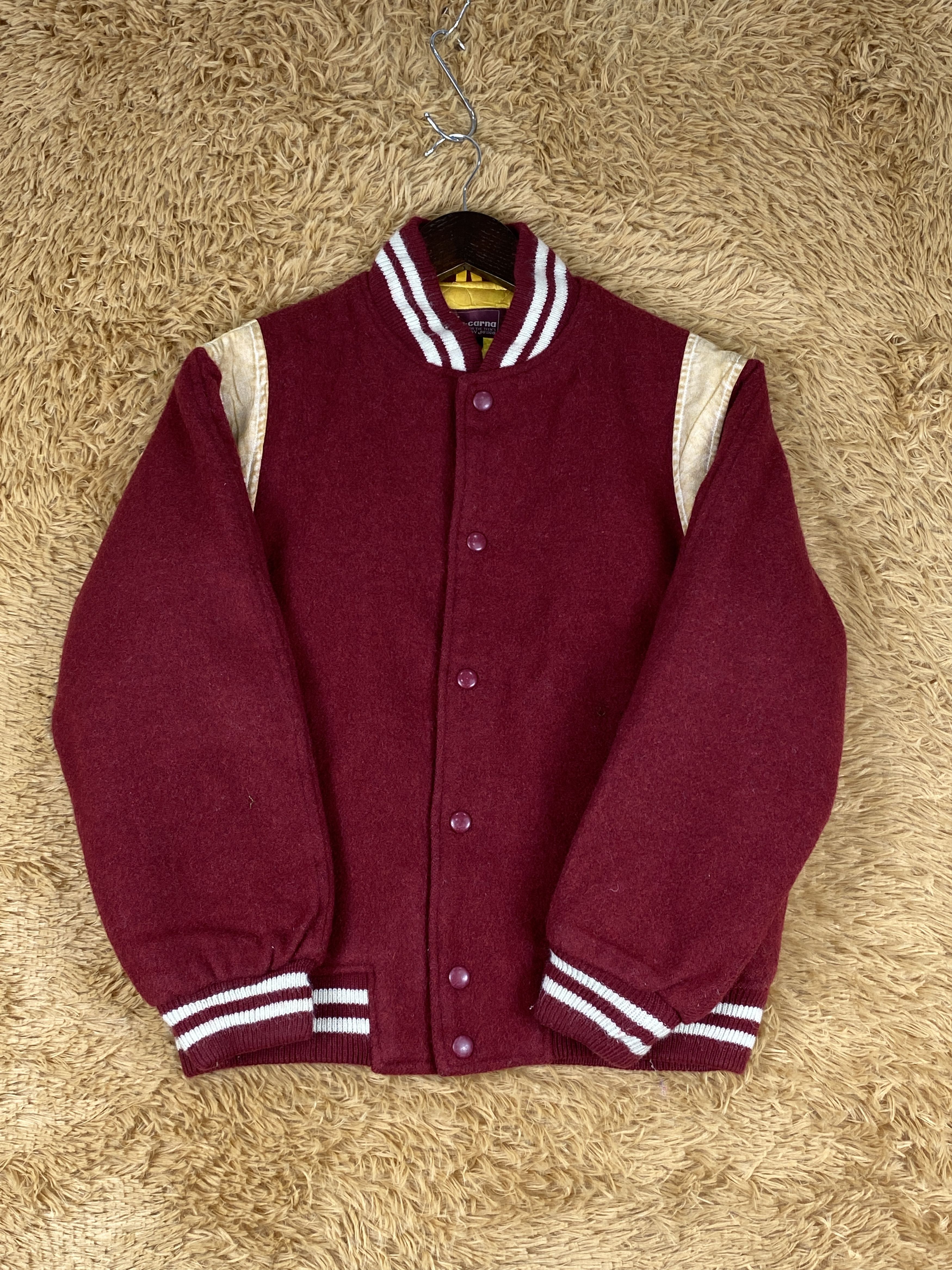 Japanese Brand Vintage Gim-Carna Quilted Lining Varsity Jacket J1811 Size US S / EU 44-46 / 1 - 4 Thumbnail